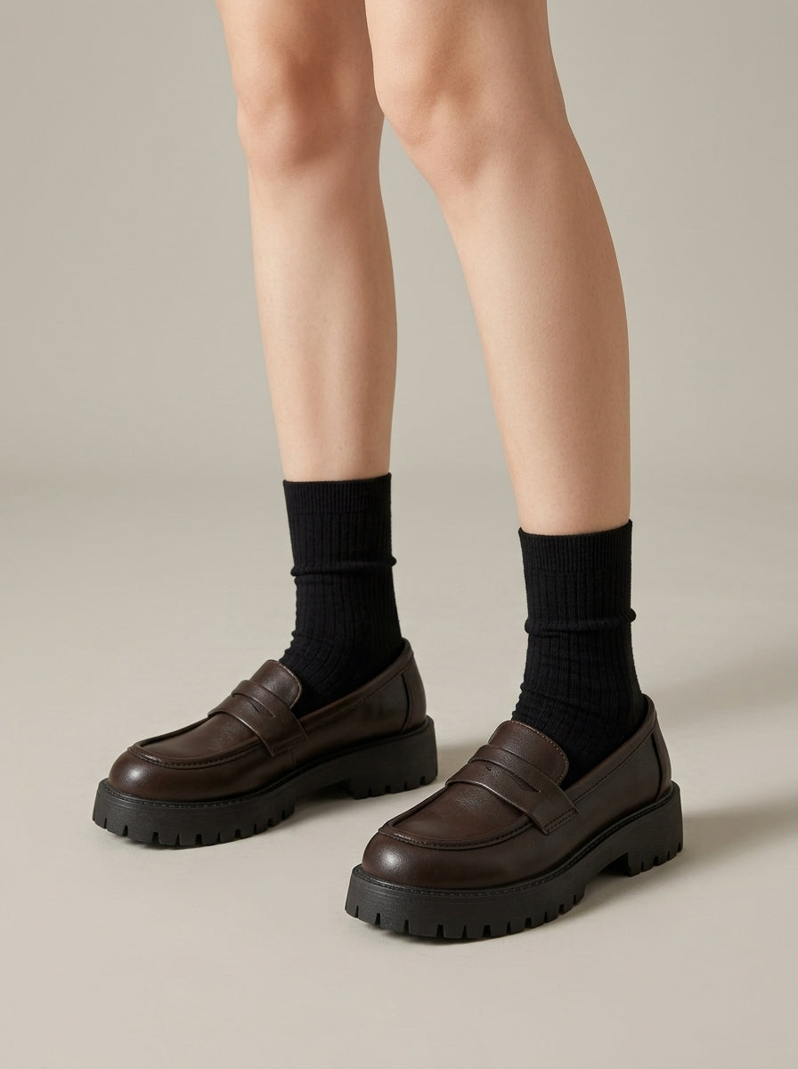 Mira Women's Platform Oxfords - front view
