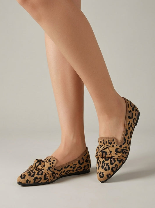 Zadie Women's Leopard Loafers - front view