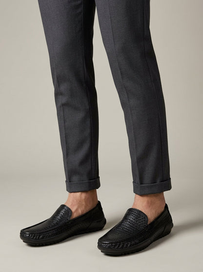 Arlo Men's Loafers - fabric and finish detail