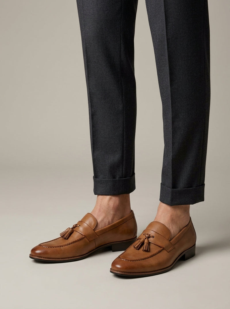 Bruno Men's Loafers | Slip, Leather, Flat