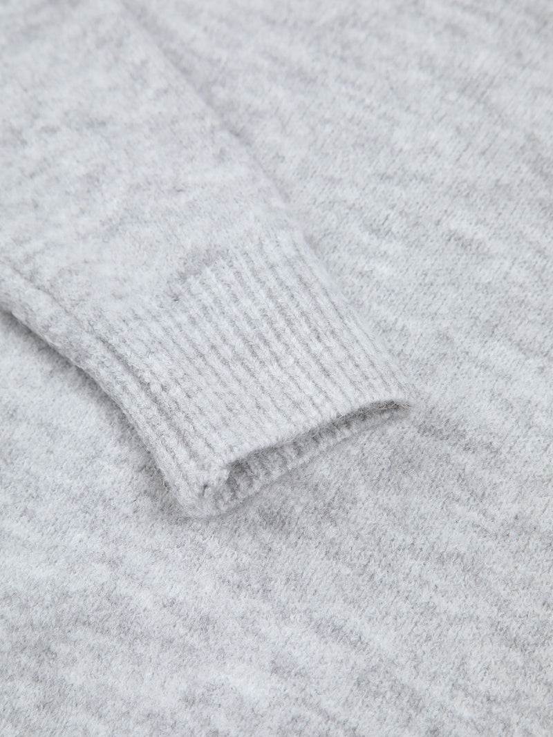 Vienna Women's Asymmetric Sweater - close-up detail