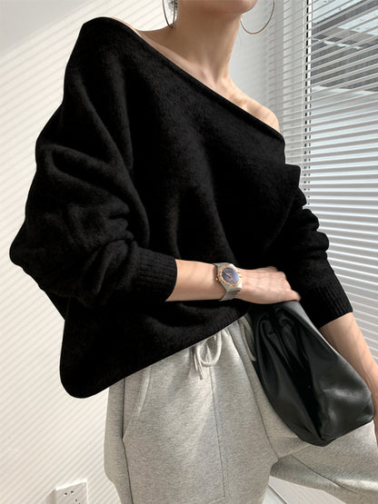 Vienna Women's Asymmetric Sweater - shown in use