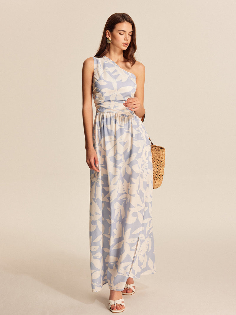 Ruby Women's Floral Dress | Sleeveless, Maxi, Zipper