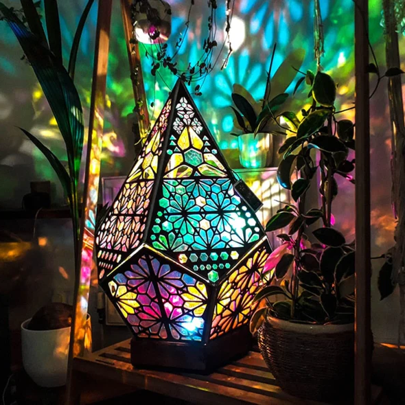 Haven LED Night Light | Bohemian, Glass