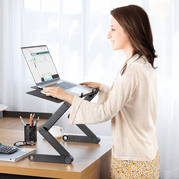 Onyx Adjustable Laptop Stand - front view
