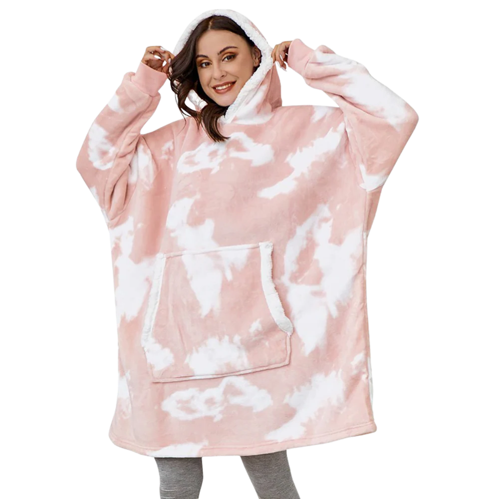 Romy Women's Throw Blanket - fabric and finish detail