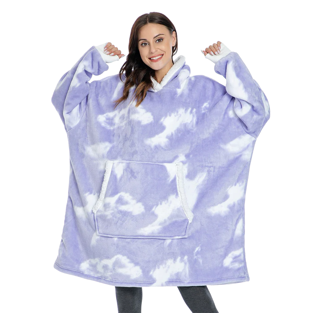 Romy Women's Throw Blanket - back view