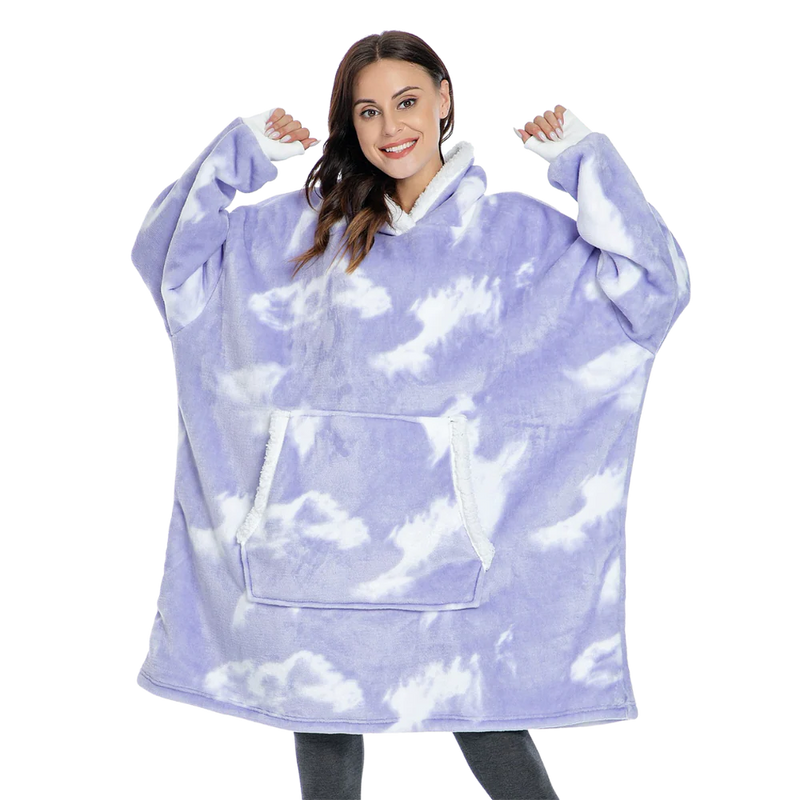 Romy Women's Throw Blanket - back view