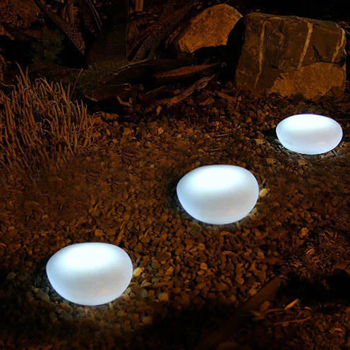North Solar Glass Light - full-length view
