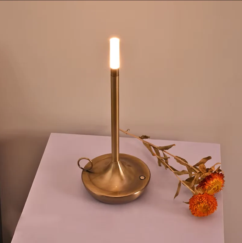 River LED Rechargeable Table Lamp - styled view