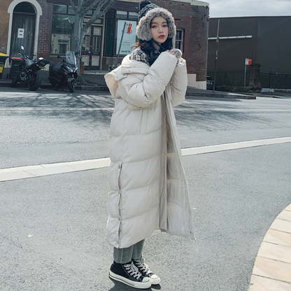 Sienna Women's Quilted Coat - styled view