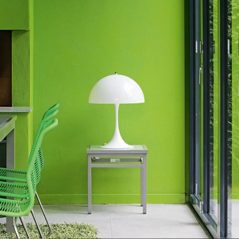 Heath LED Table Lamp - fabric and finish detail