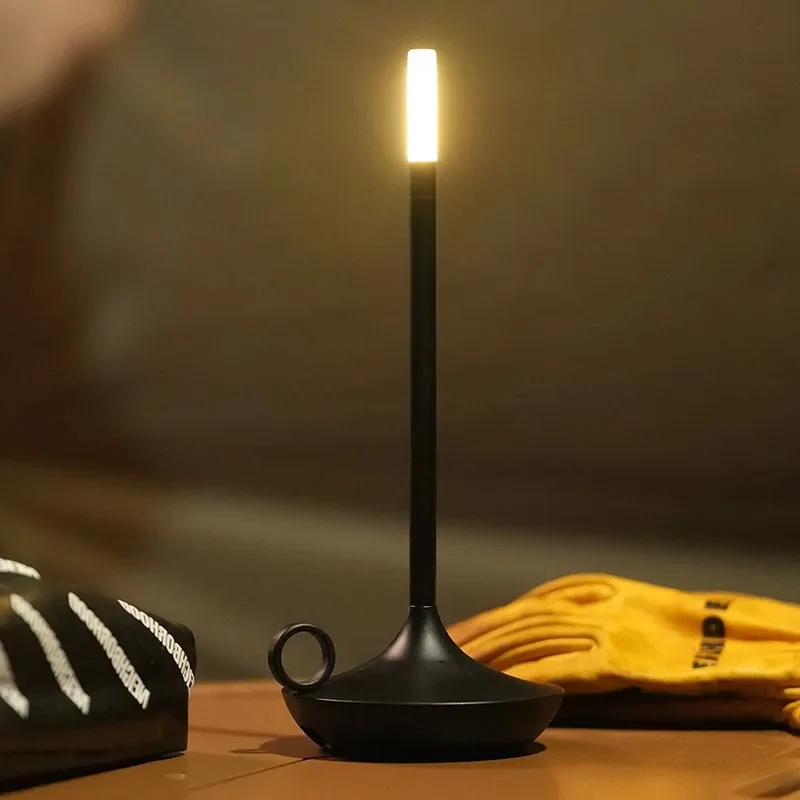River LED Rechargeable Table Lamp - back view