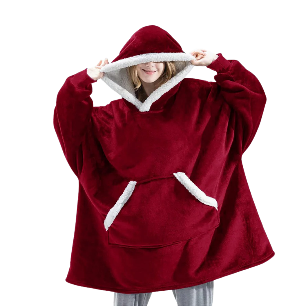 Romy Women's Throw Blanket - shown in use