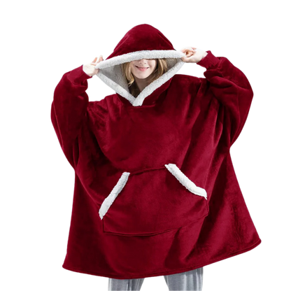 Romy Women's Throw Blanket - shown in use