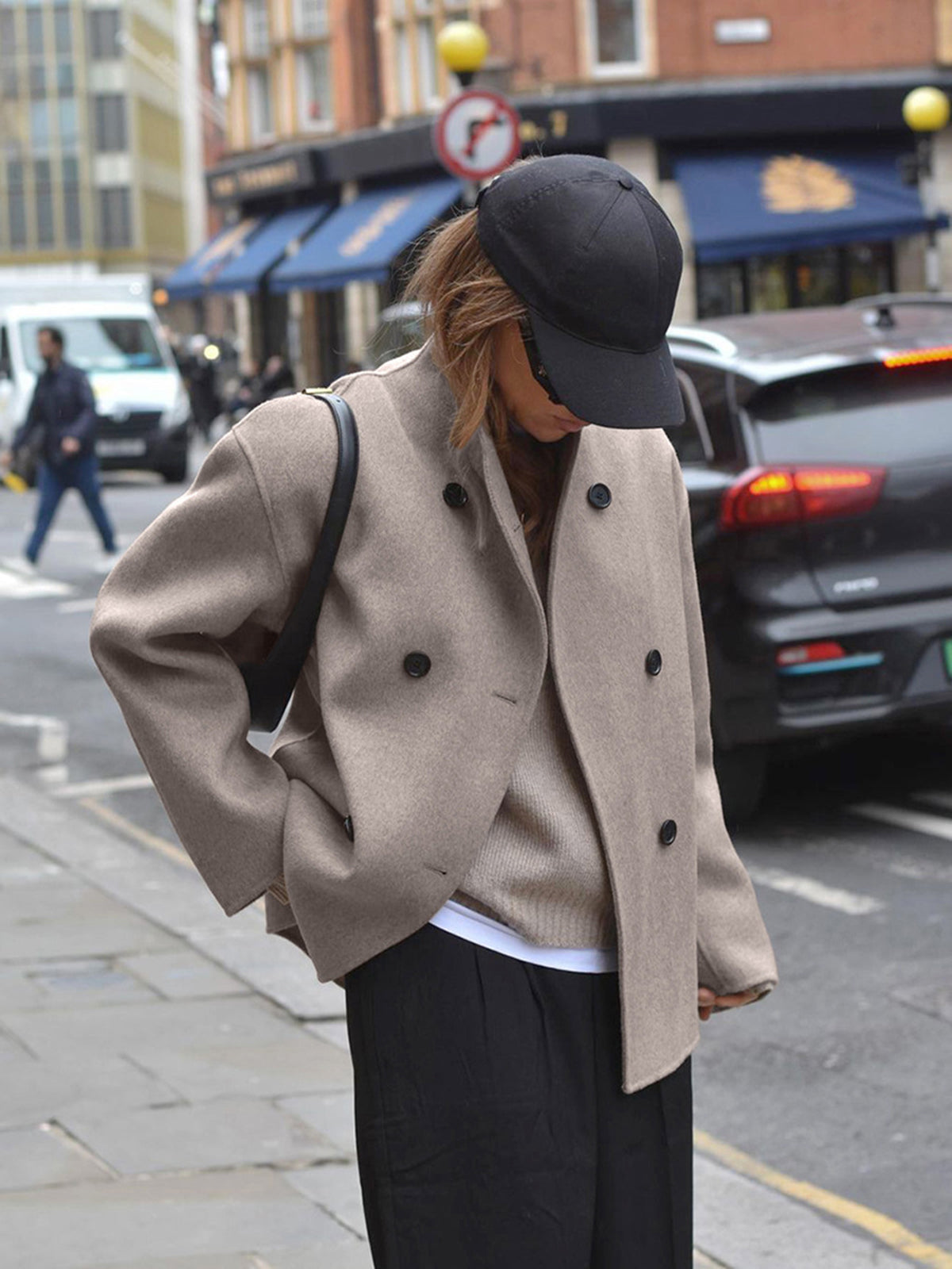 Ruby Women's Oversized Puffer Jacket - styled view