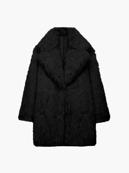 Ava Women's Oversized Coat - flat lay