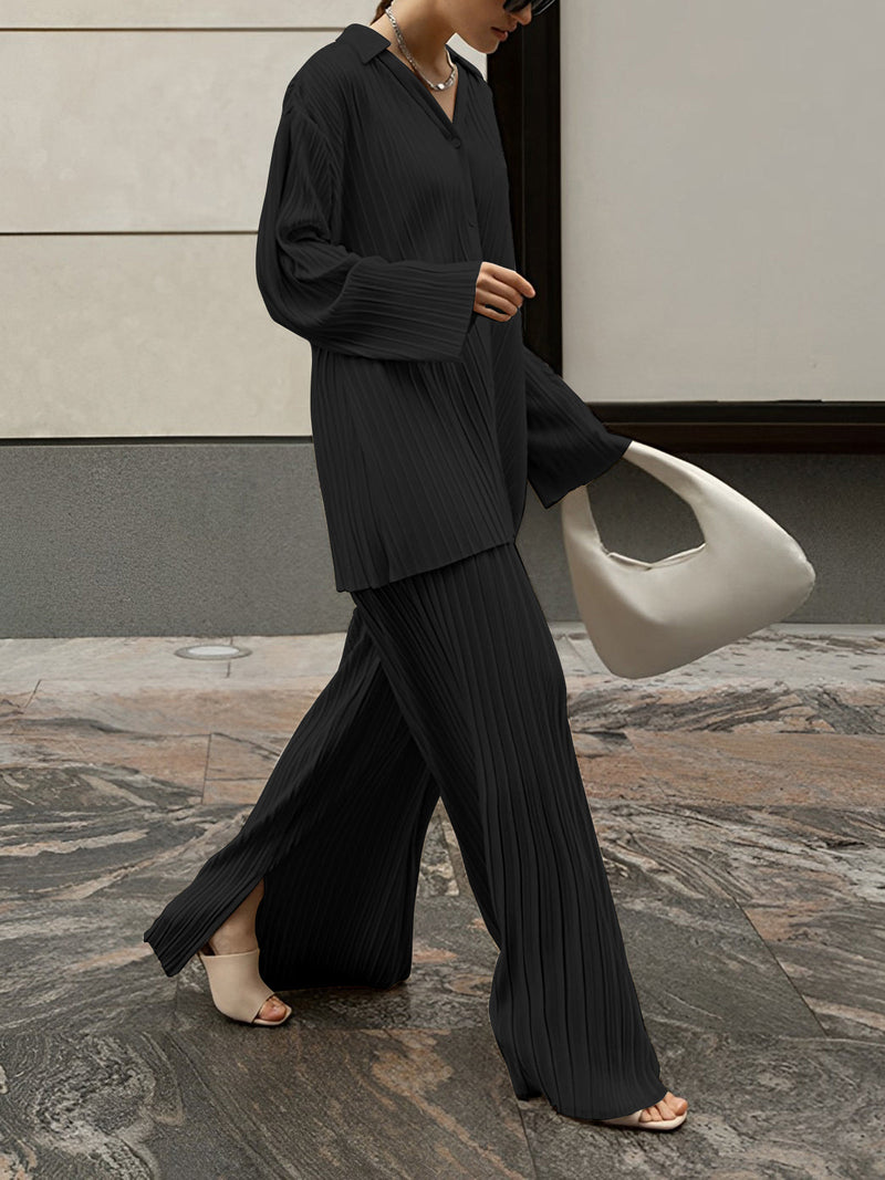 Kaia Women's Oversized Two-piece Set - full-length view