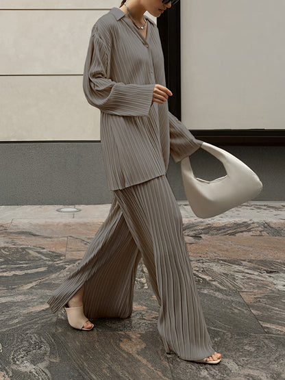 Kaia Women's Oversized Two-piece Set - close-up detail