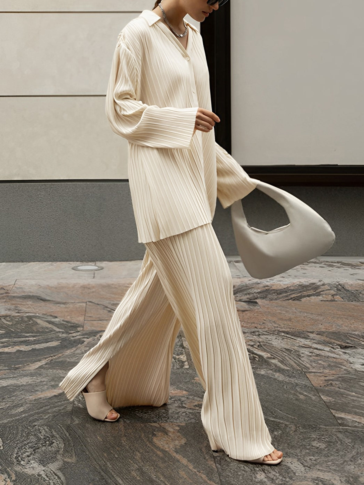 Kaia Women's Oversized Two-piece Set - front view