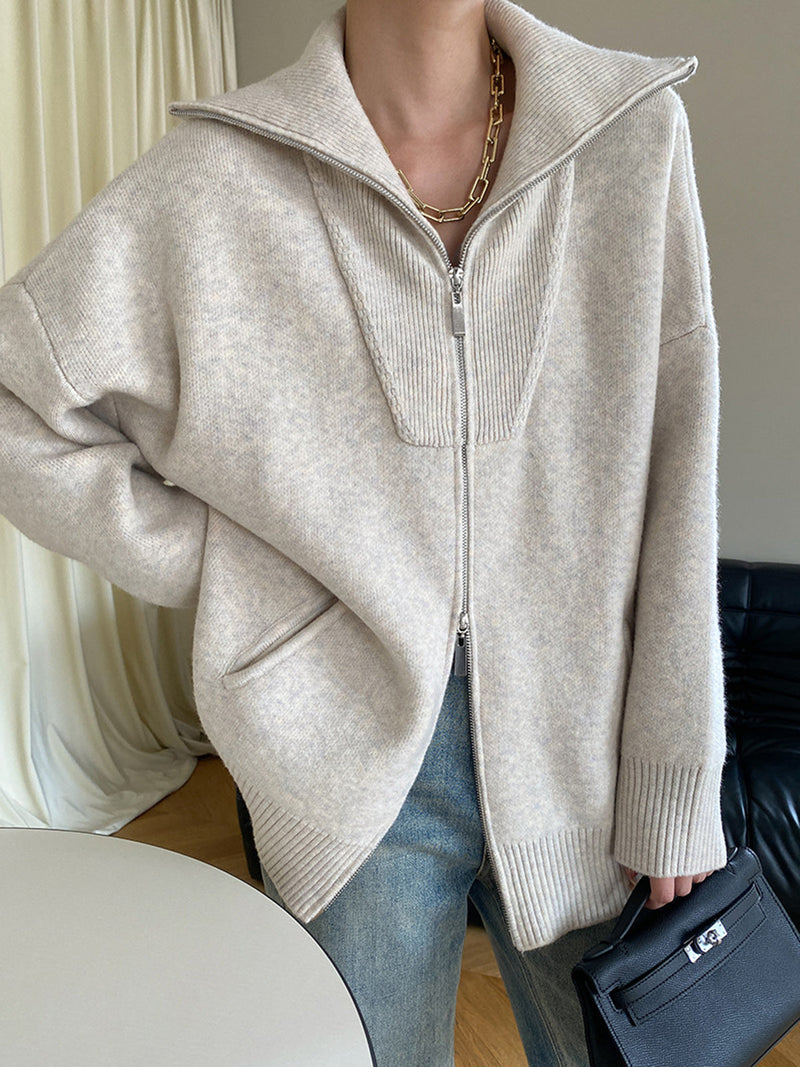 Zadie Women's Oversized Cardigan - flat lay