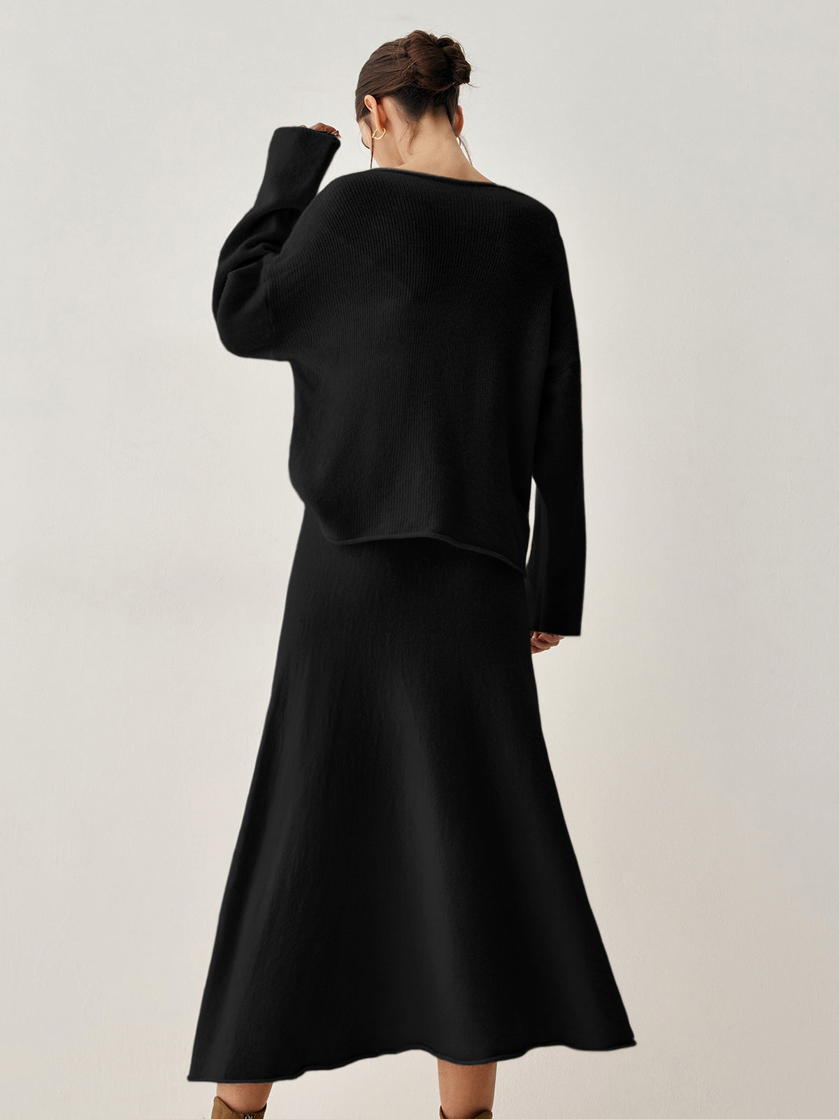 June Women's Oversized Two-piece Set - flat lay