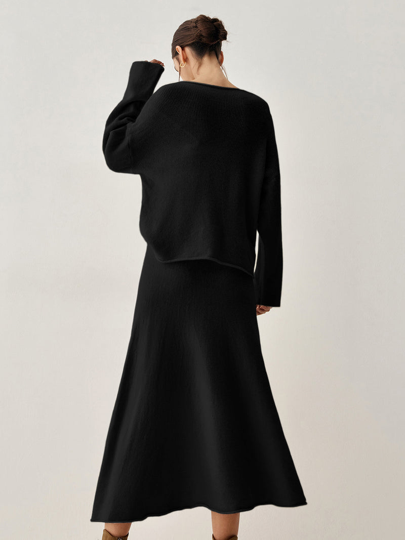 June Women's Oversized Two-piece Set - flat lay