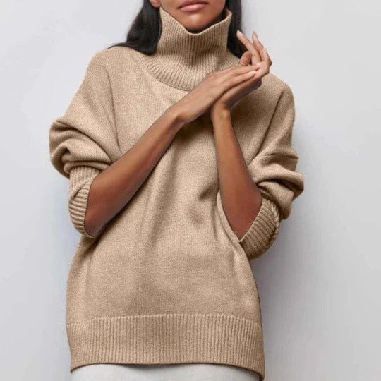 Cosima Women's Oversized Sweater - fabric and finish detail