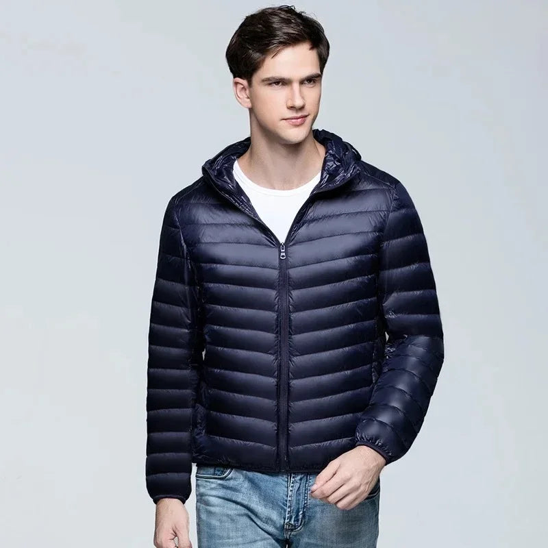 Wilder Men's Puffer Jacket - styled view