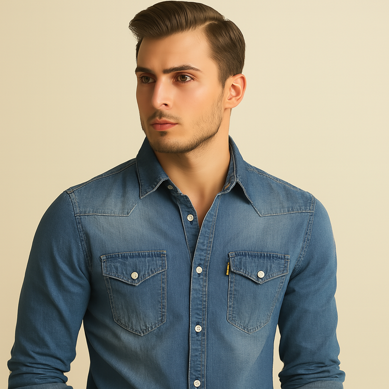 Hector Men's Shirt - fabric and finish detail
