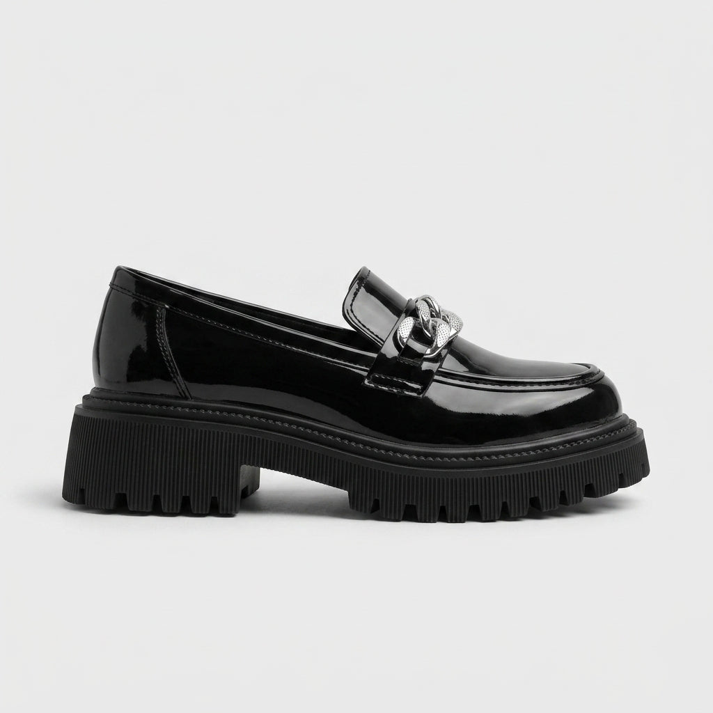 Eloise Women's Platform Loafers - styled view
