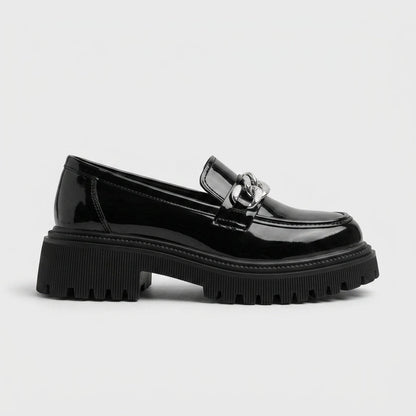 Eloise Women's Platform Loafers - styled view