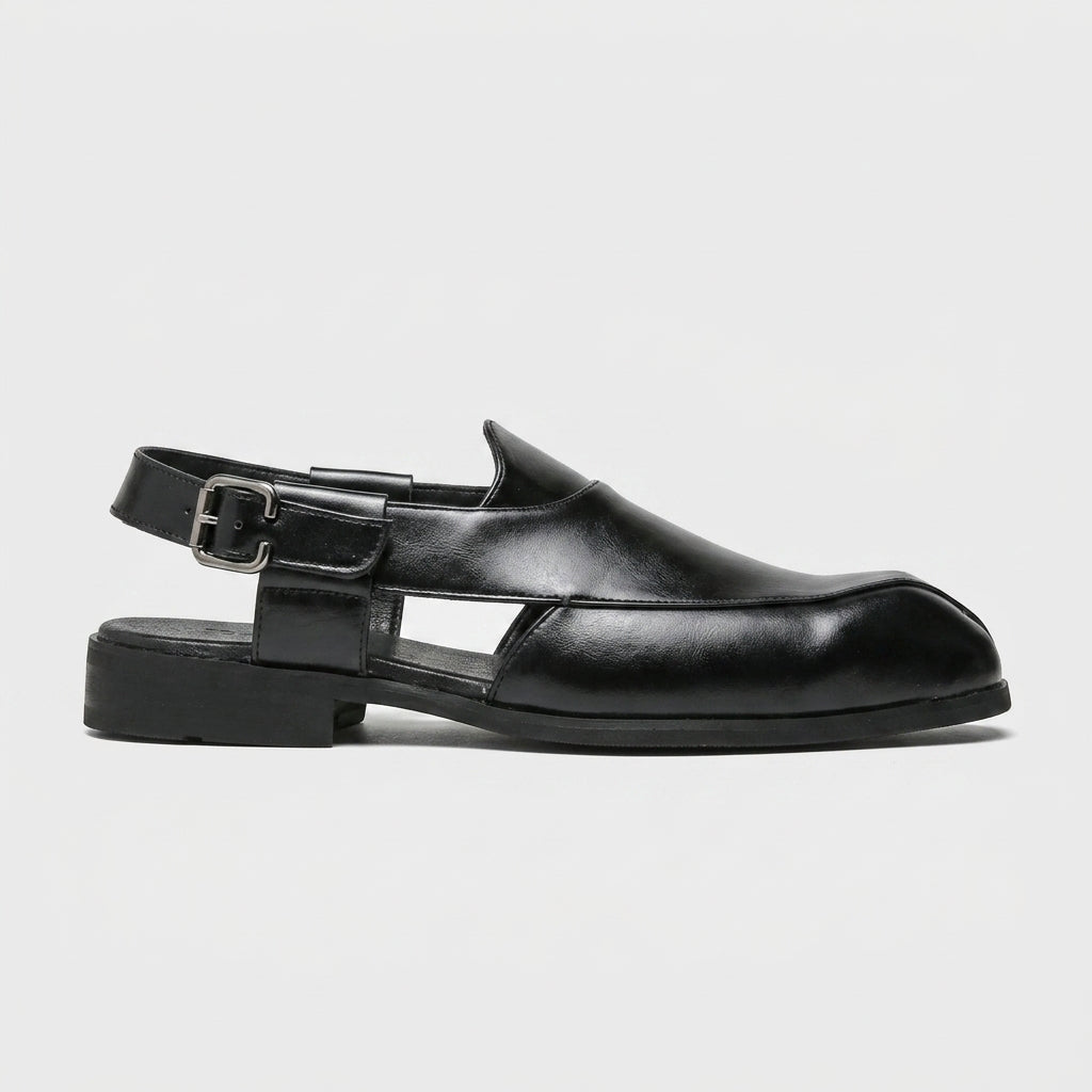 Lachlan Men's Block Heel Loafers - styled view
