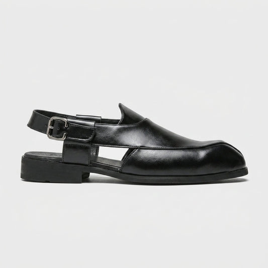 Lachlan Men's Block Heel Loafers - styled view