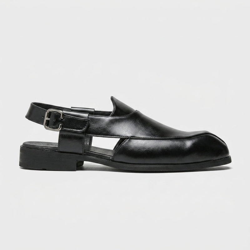 Lachlan Men's Block Heel Loafers - styled view