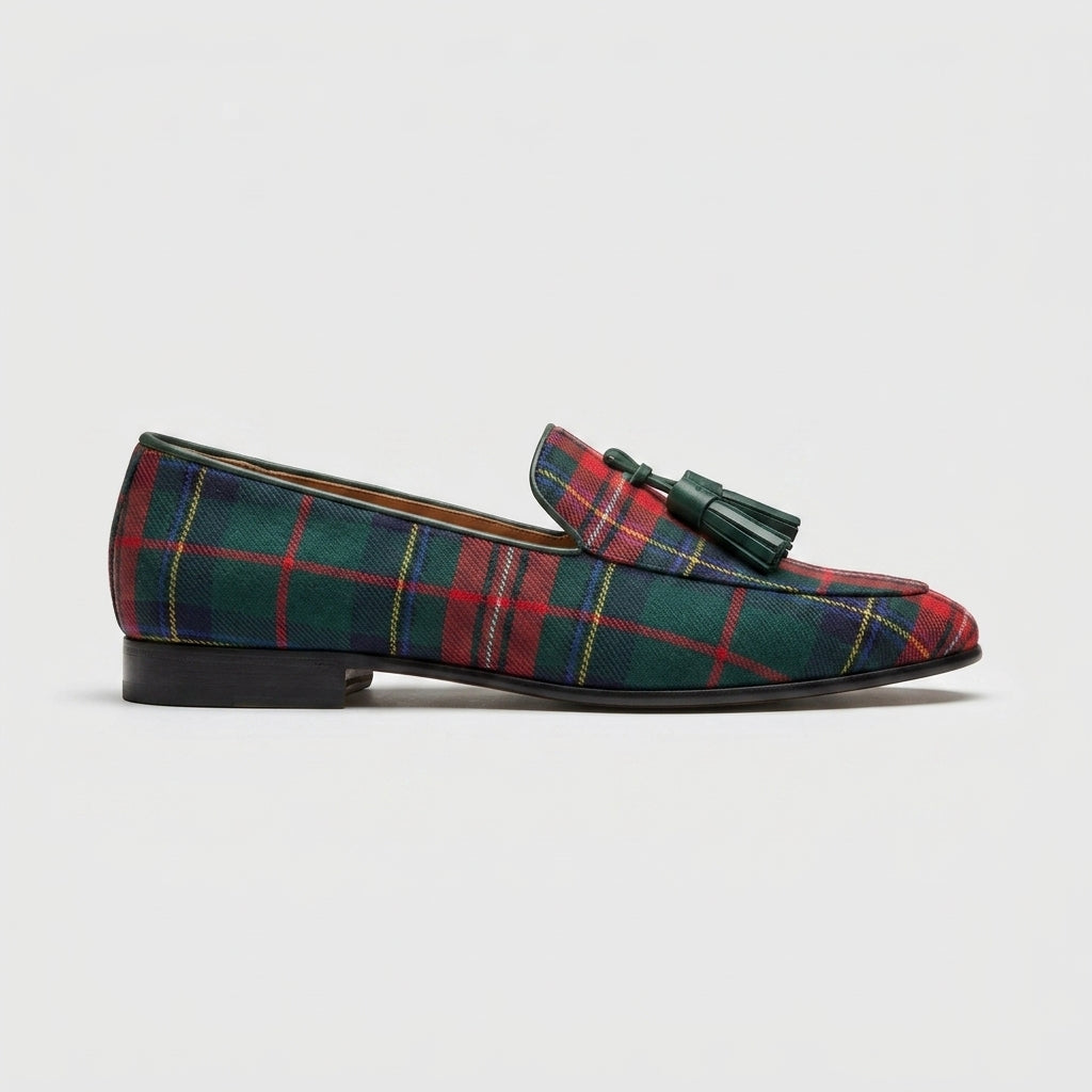 Astrid Women's Plaid Loafers - front view