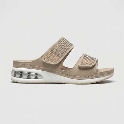 Genevieve Women's Sandals - fabric and finish detail