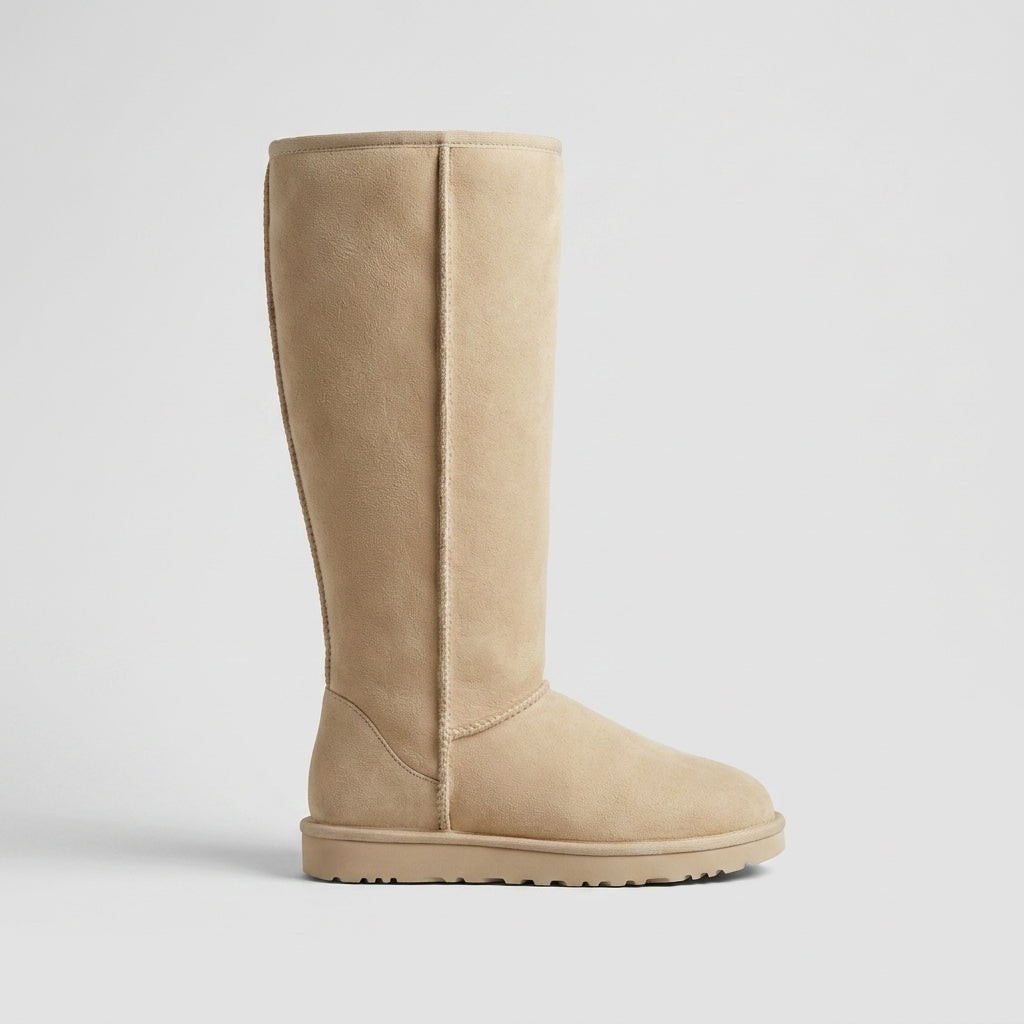 Wilda Women's Knee-high Boots - fabric and finish detail