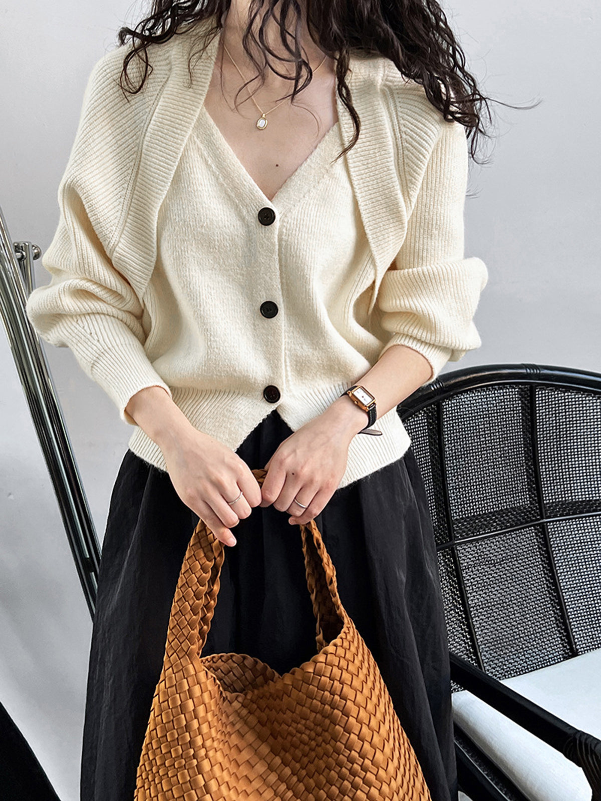 Yvette Women's Sweater - close-up detail
