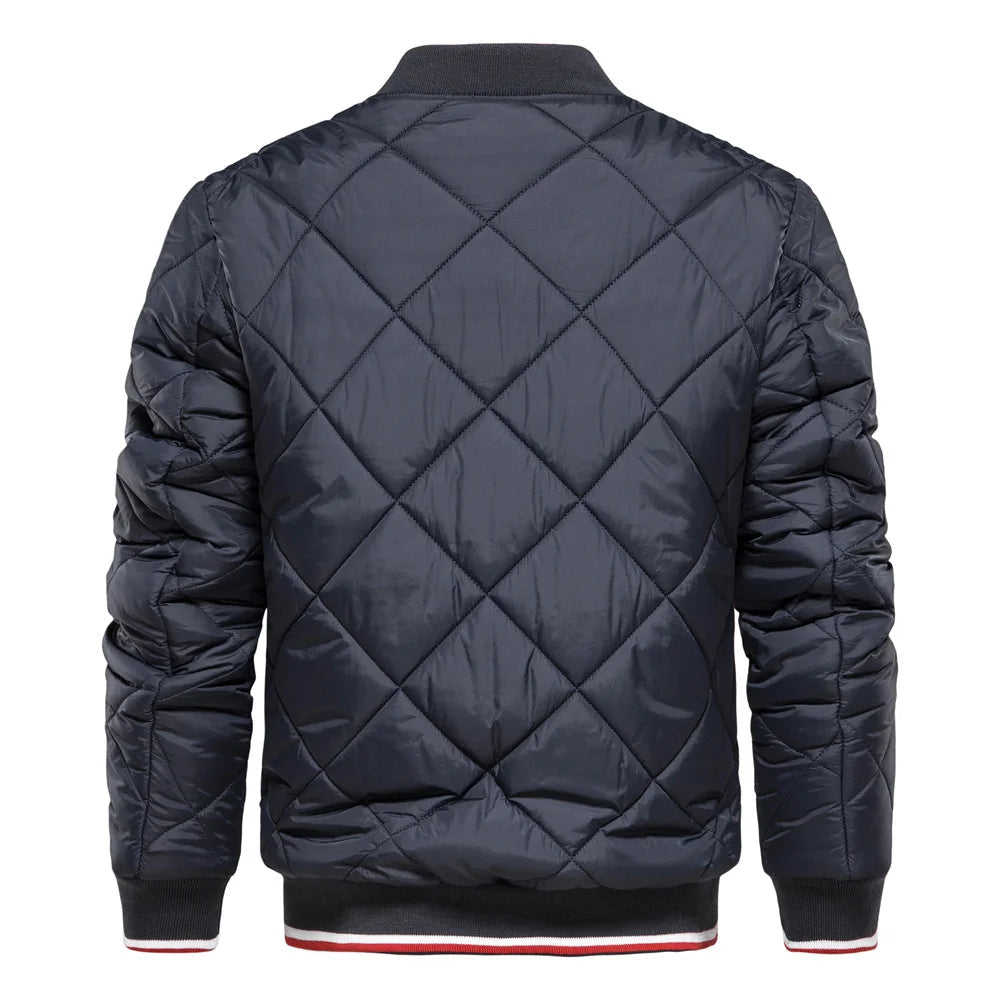 Ivor Men's Quilted Jacket - full-length view
