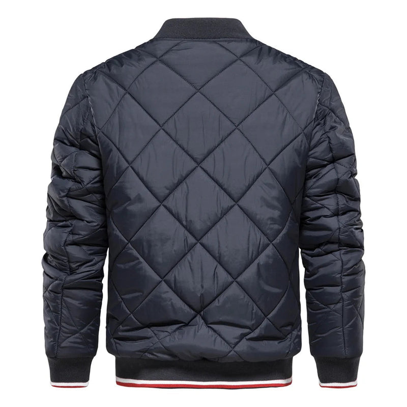 Ivor Men's Quilted Jacket - full-length view