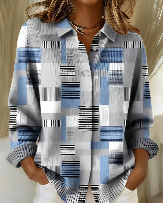 Yvette Women's Blouse - styled view
