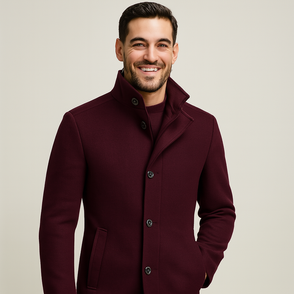 Marlow Men's Coat - close-up detail