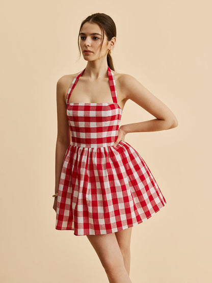 Beatrix Women's Pleated Dress - back view