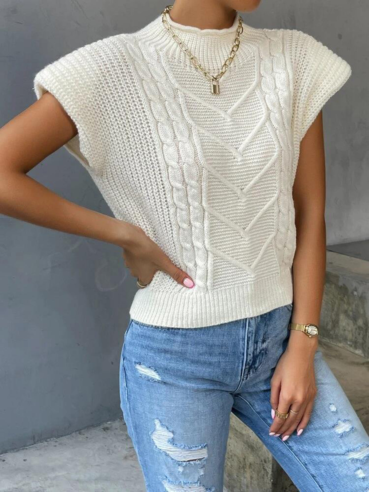 Alba Women's Sweater - back view