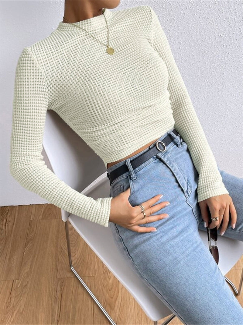 Genevieve Women's Sweater - fabric and finish detail