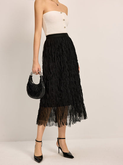 Nora Women's Pleated Skirt - front view
