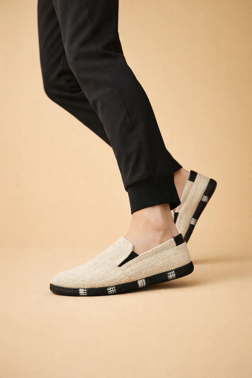 Felix Men's Loafers - fabric and finish detail