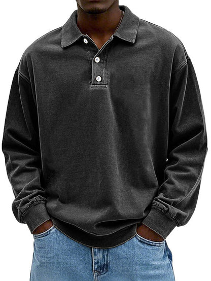 Theo Men's Oversized Shirt - front view