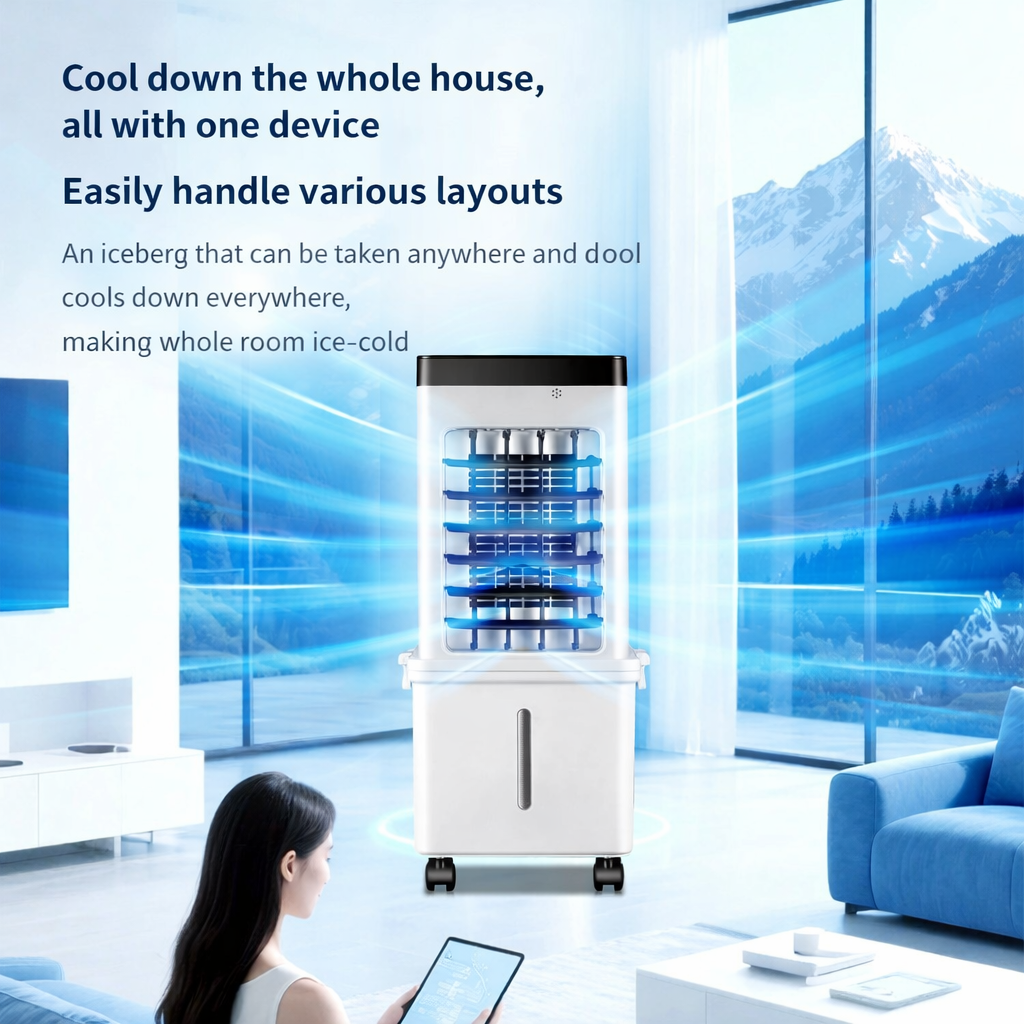 Ash Portable Air Conditioner - styled view